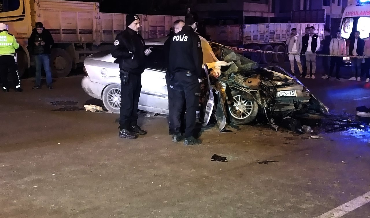 Park halindeki TIR’a arkadan çarpan otomobildeki 2 kişi öldü!