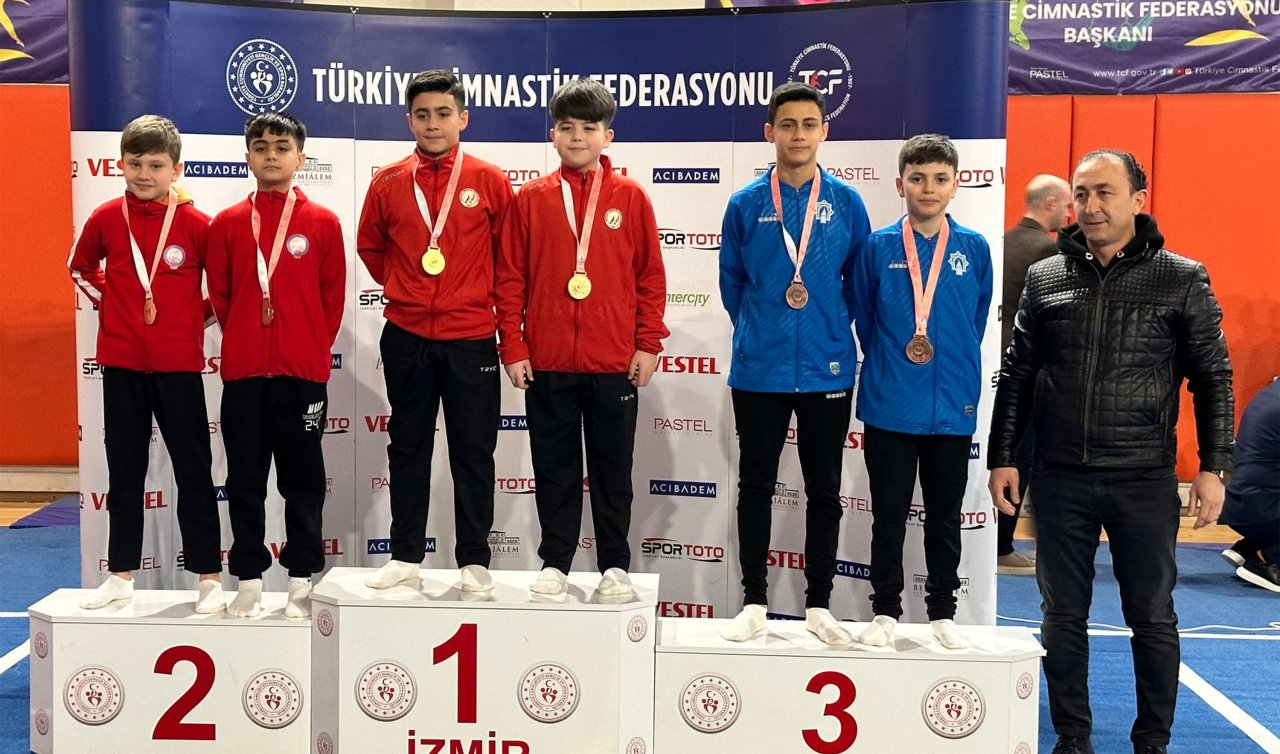 Karatay’ın başarılı trambolin cimnastik takımı Türkiye Şampiyonasın’da farkı ortaya koydu 