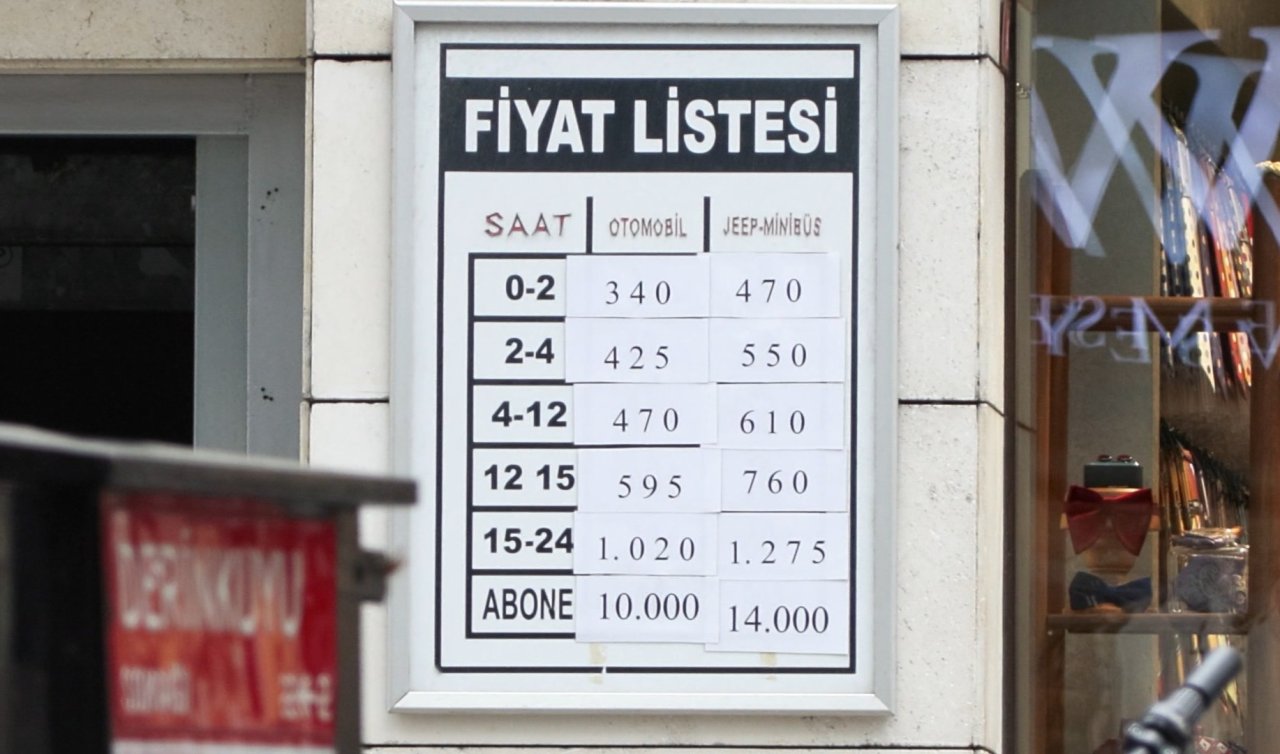 Özel bir otoparkı kullanmak isteyen otomobil sürücüleri ücretlere tepki gösterdi