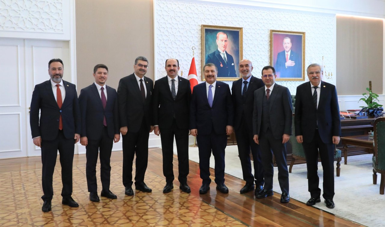 AK Parti Konya’dan Bakan Koca’ya ziyaret