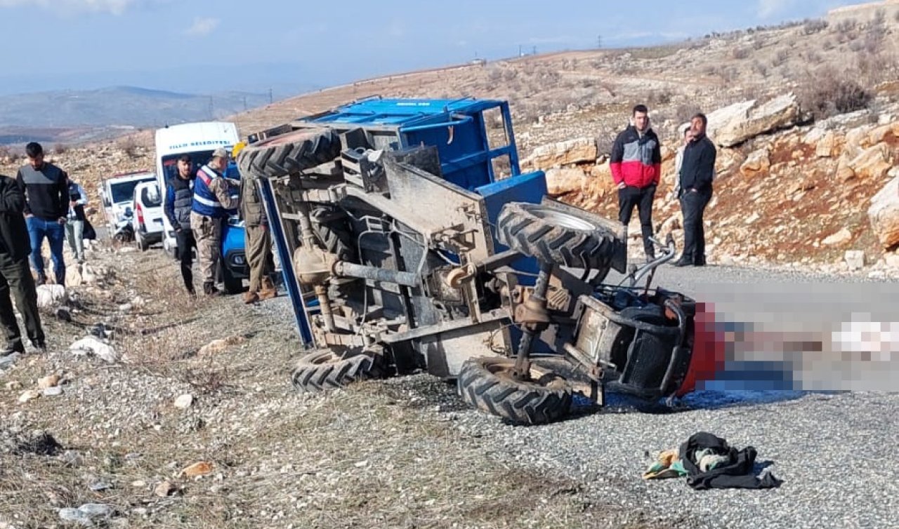 Patpat denilen tarım aracı devrildi! 1 ölü 1 yaralı 