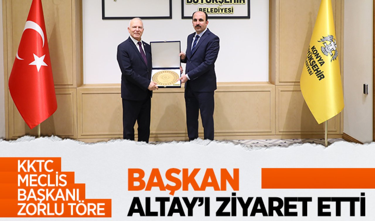 KKTC Meclis Başkanı Zorlu Töre Başkan Altay’ı ziyaret etti 