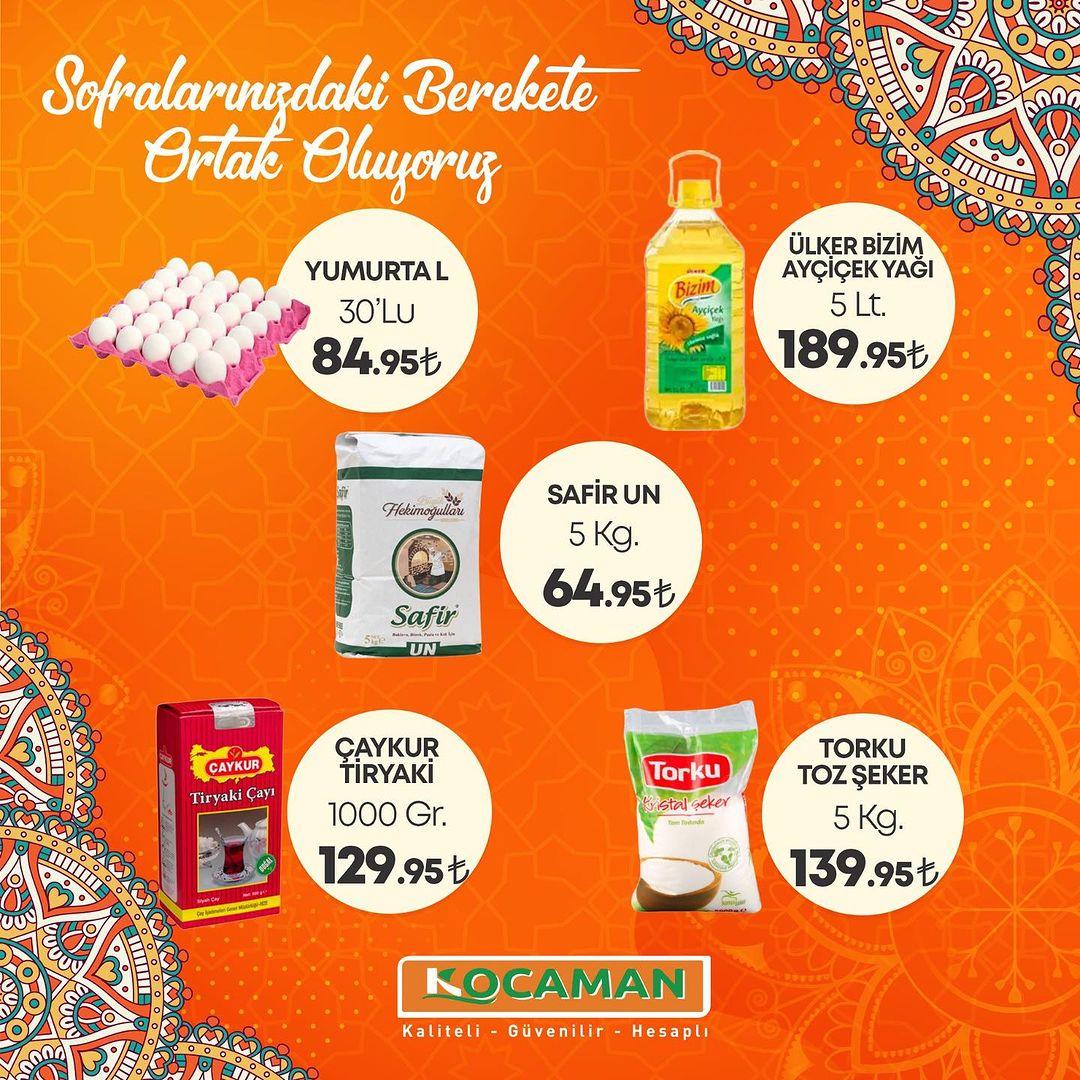 Kocaman Market indirimli ürünler katalogu