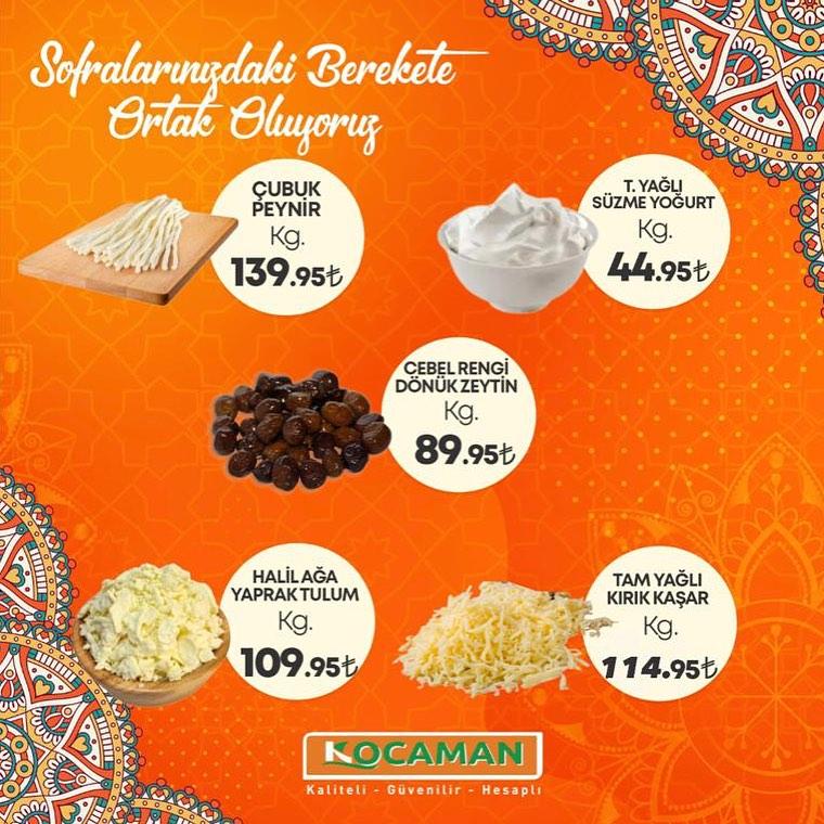 Kocaman Market indirimli ürünler katalogu