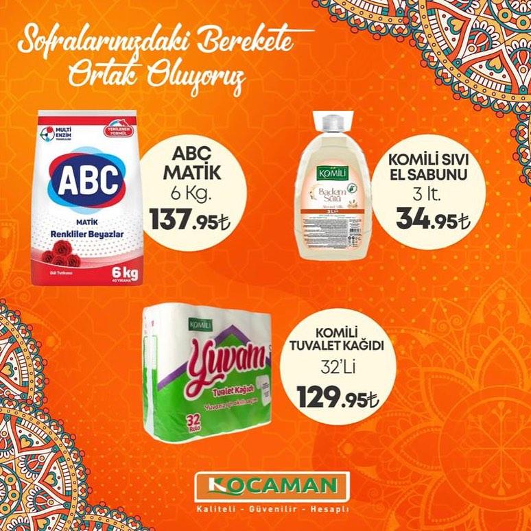 Kocaman Market indirimli ürünler katalogu