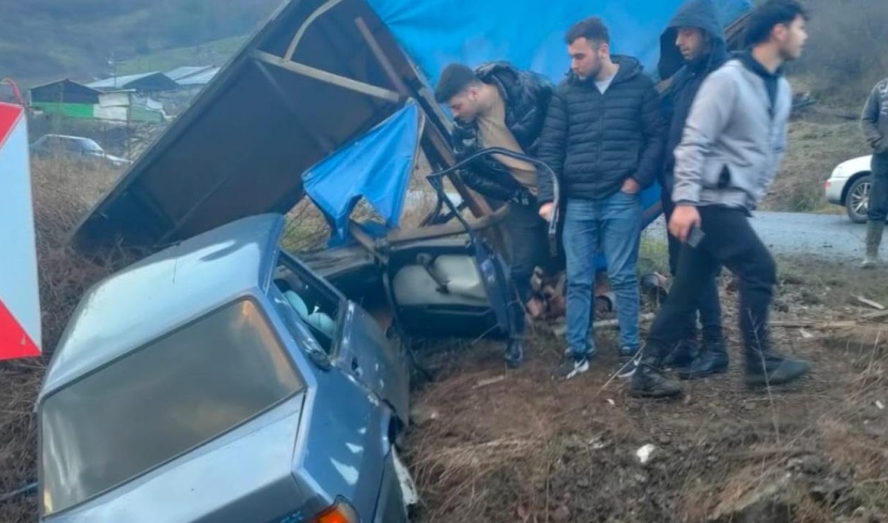  Otomobil barakaya çarptı: 1 ölü, 1 yaralı