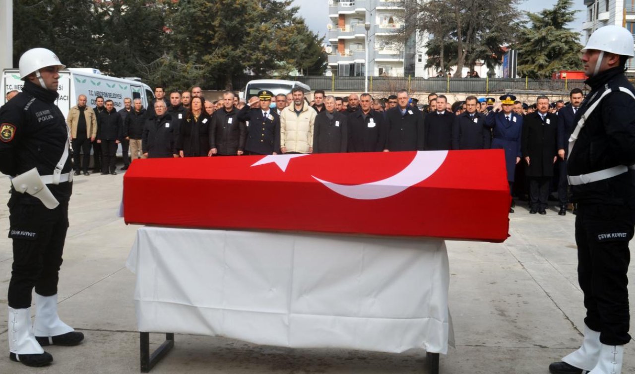 Şehit polis memuru son yolculuğuna uğurlandı