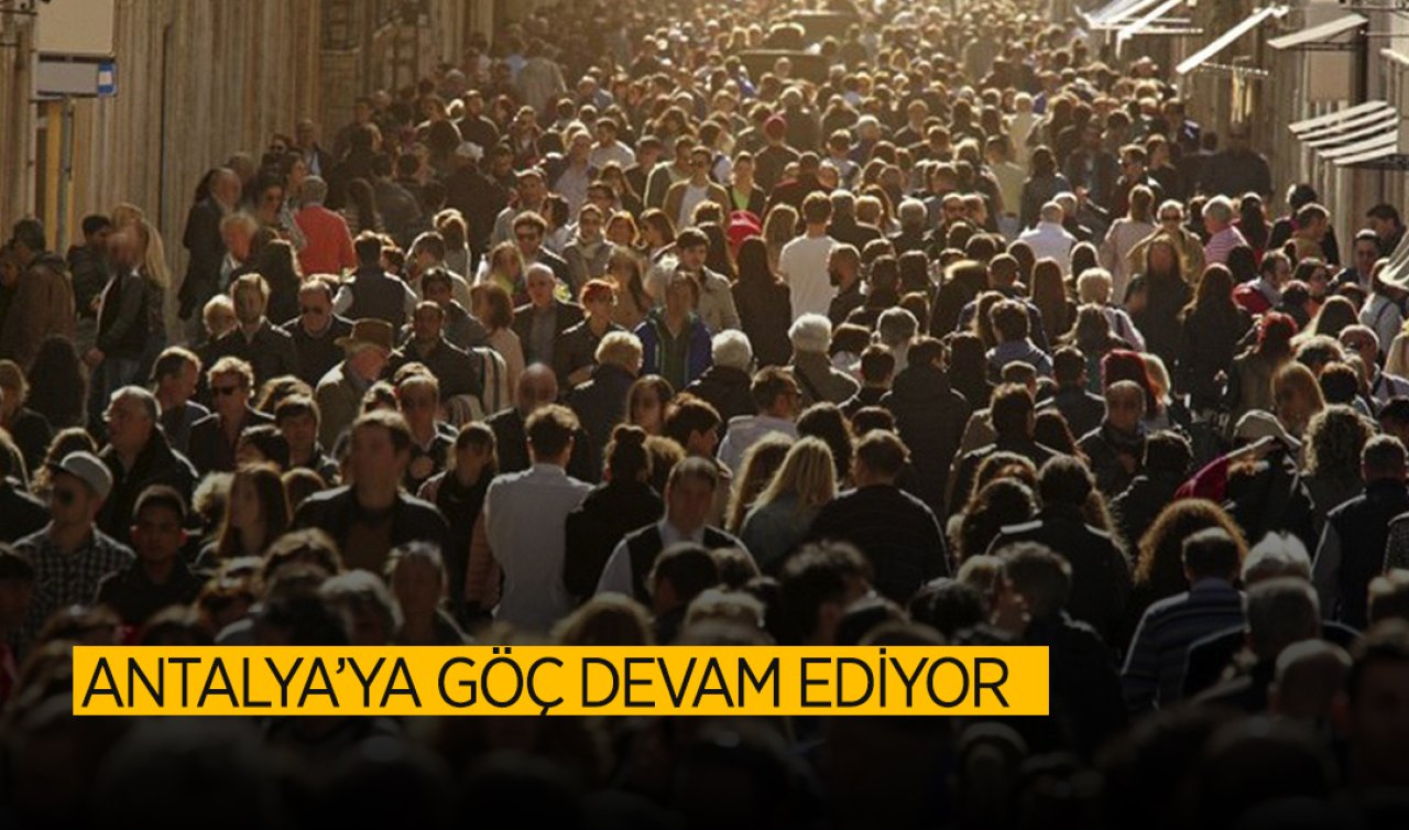 Antalya’ya Ankara, Konya, Karaman, Eskişehir ve Afyon’dan birkaç günlük göç…