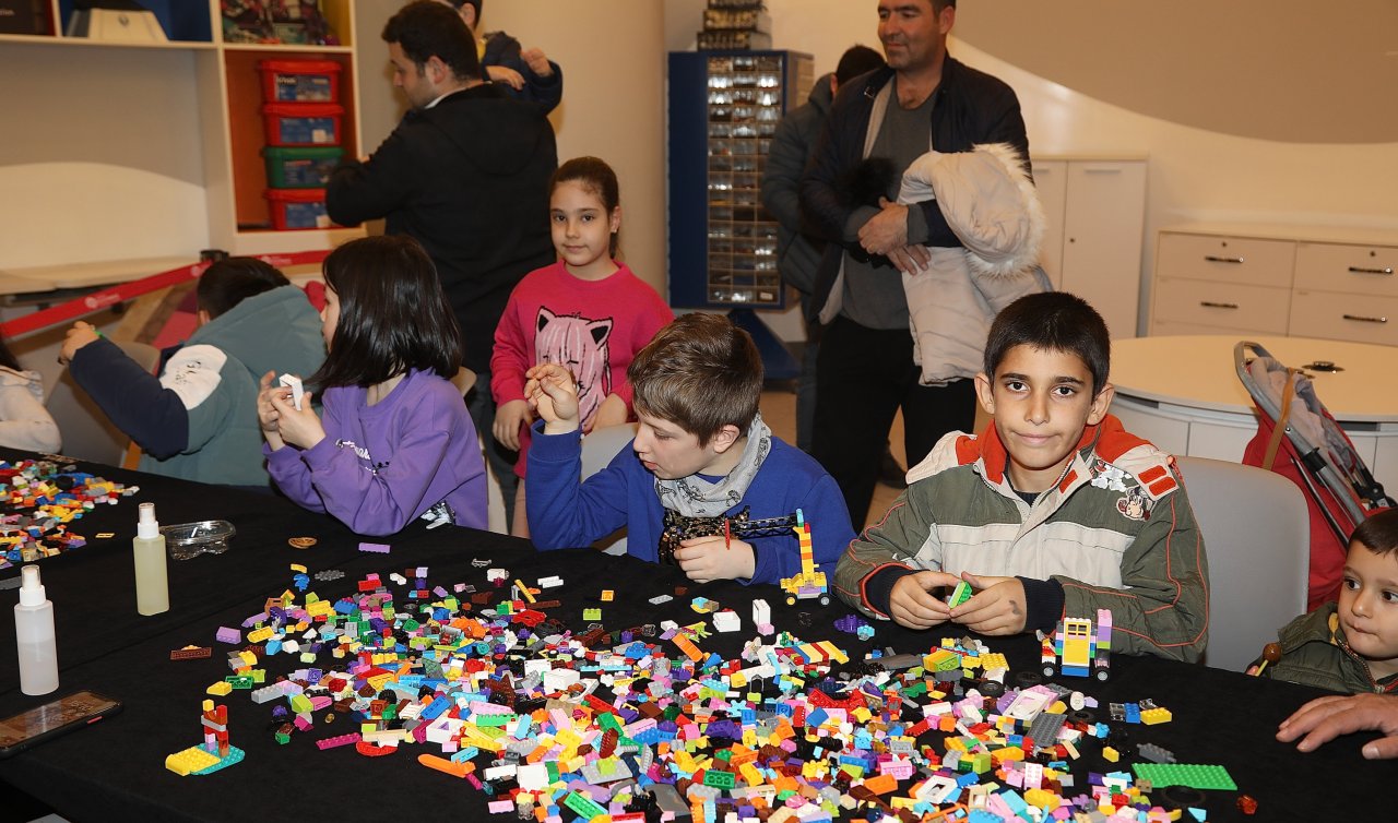 Konyalı çocuklar yarıyıl tatilini lego bilim haftası etkinliklerinde geçiriyor