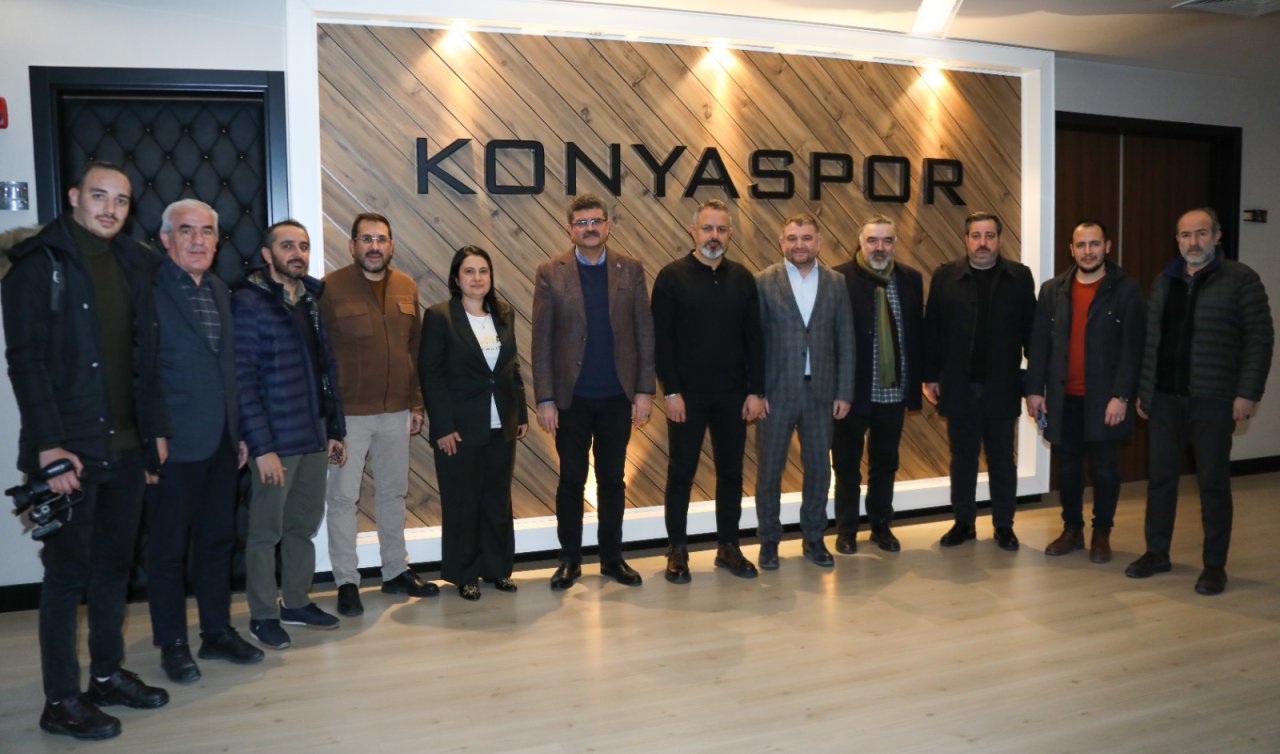 Konya Gazeteciler Cemiyeti’nden Başkan Ömer Korkmaz’a ziyaret
