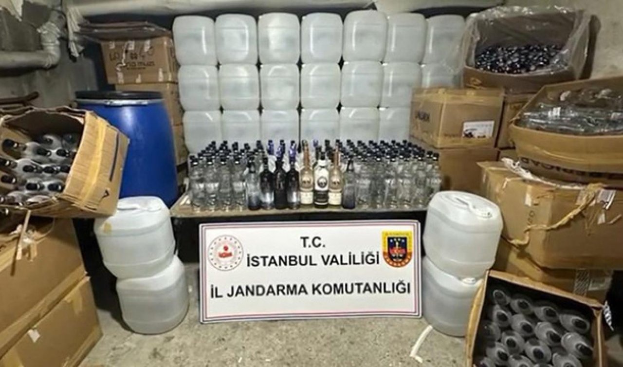 9 bin litreden fazla sahte içki ele geçirildi