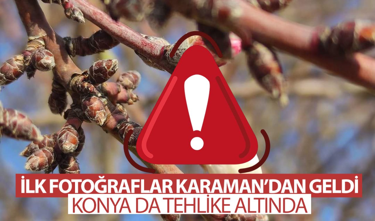 İlk fotoğraflar Karaman’dan geldi! Konya da tehlike altında