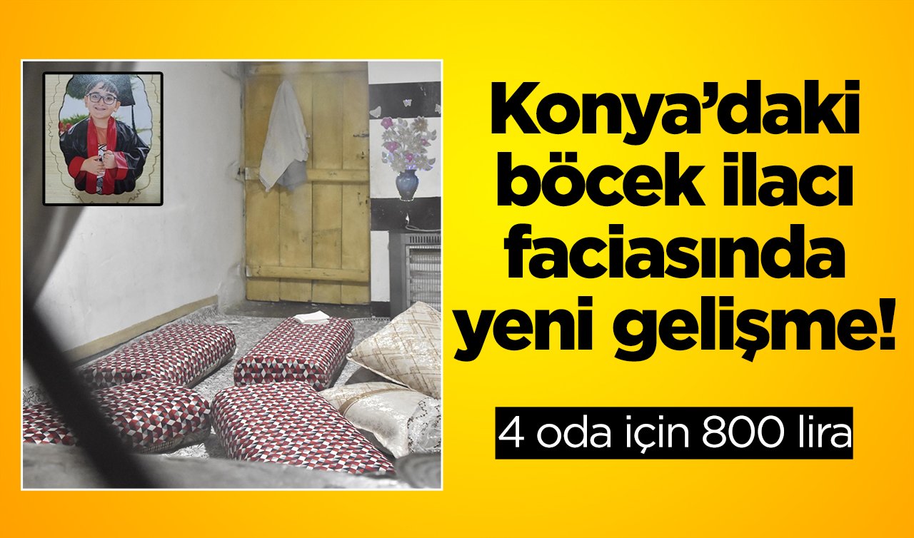 Konya’daki böcek ilacı faciasında yeni gelişme! Ahmet Enes’in ölümünde böcek ilacını satan kişi de tutuklandı 