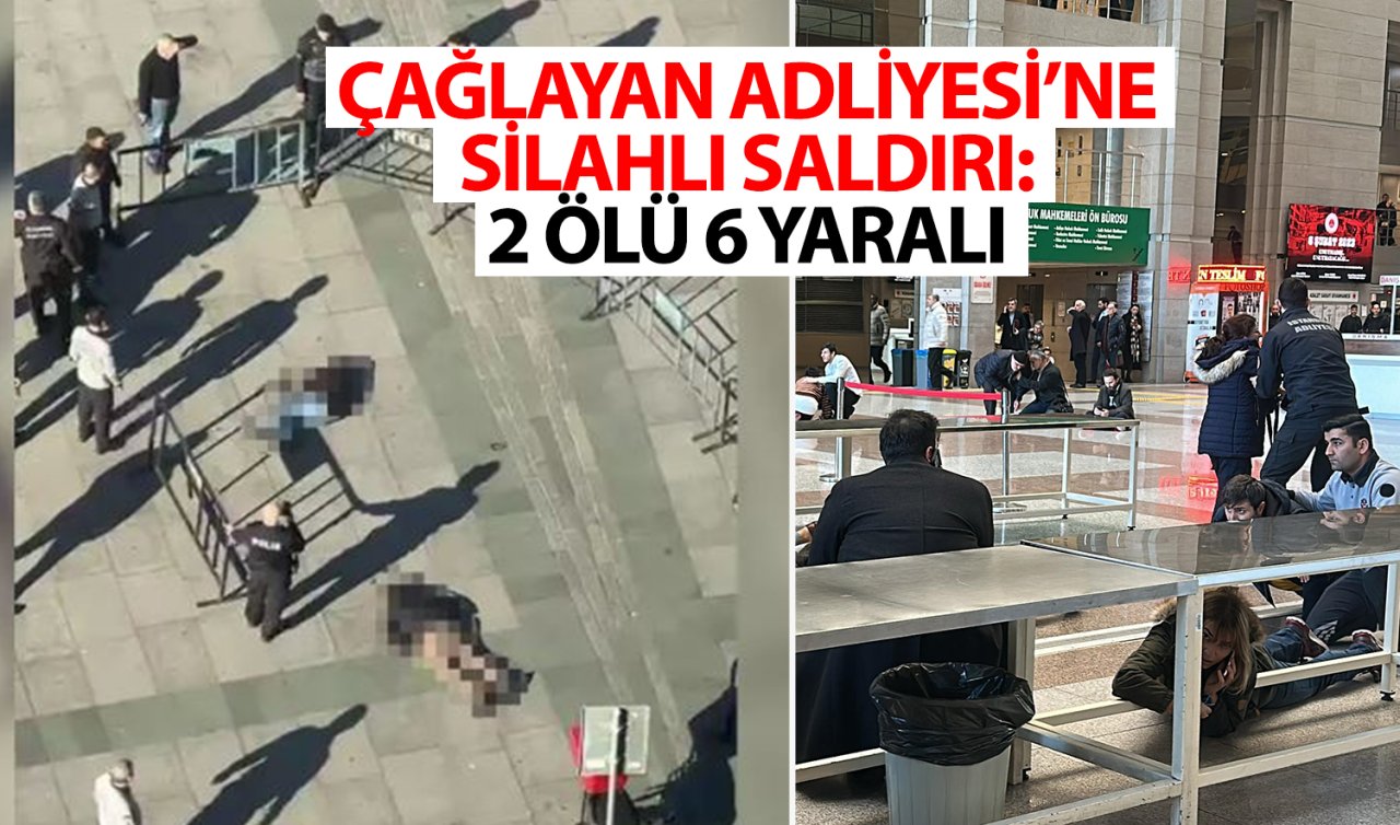 Çağlayan Adliyesi’ne silahlı saldırı: 2 ölü 6 yaralı