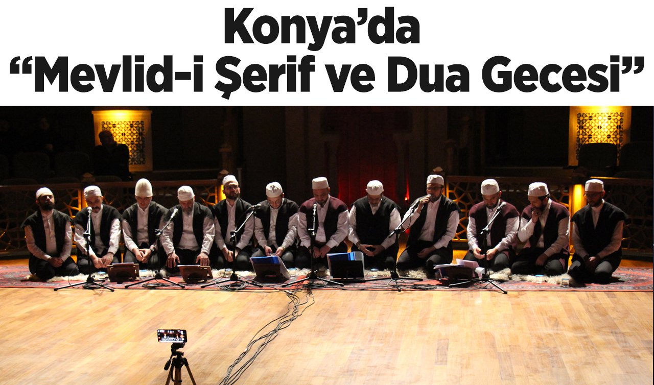 Konya’da deprem şehitleri dualarla yad edildi