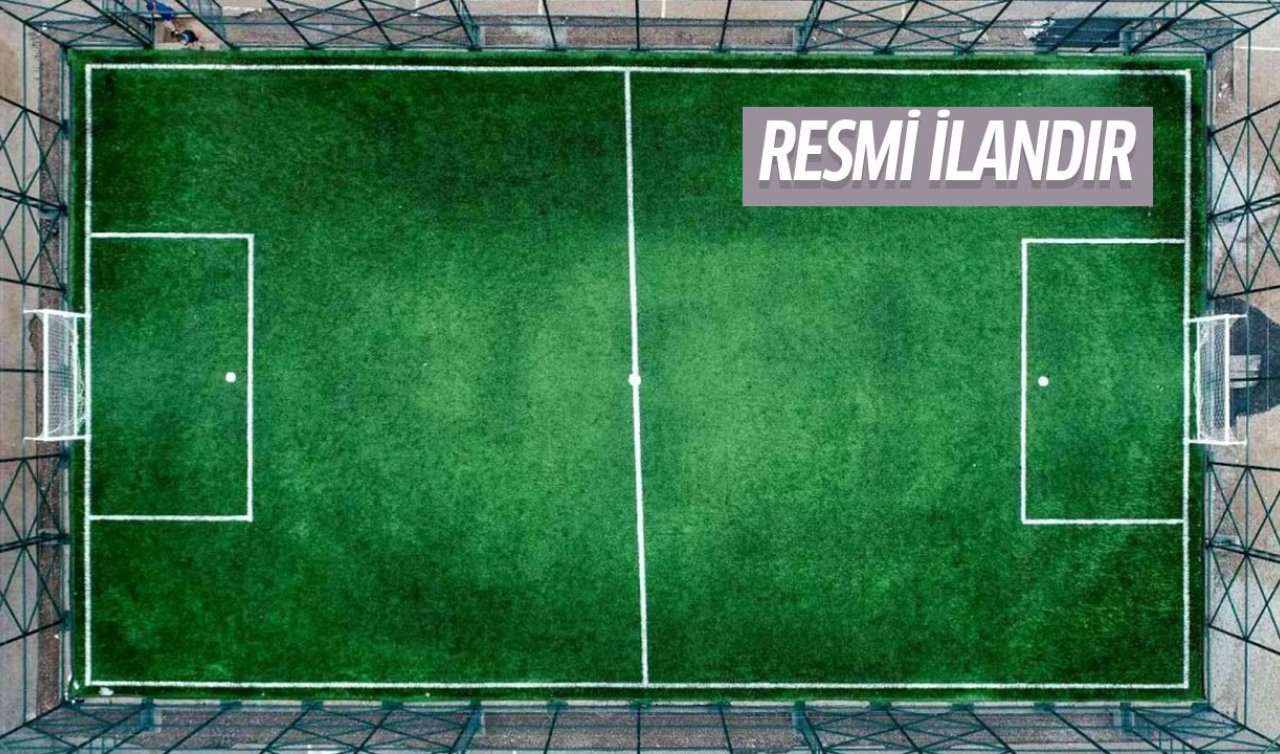 Meram’daki mahalleye halı saha yapılacak