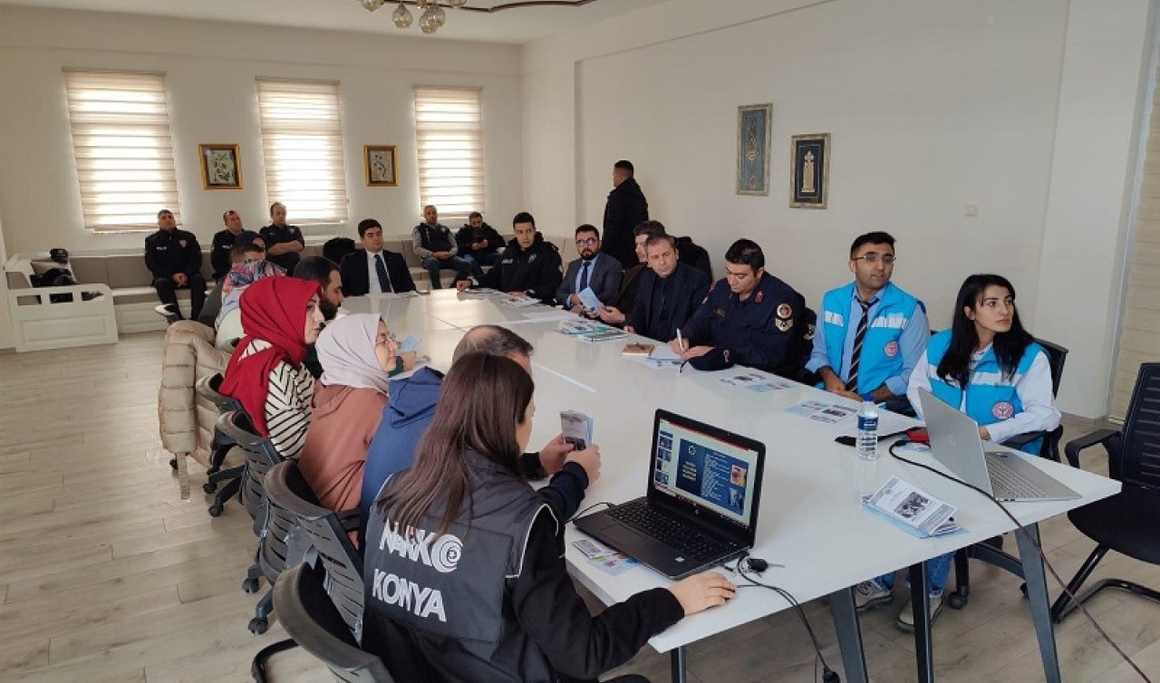 Yalıhüyük’te bağımlılıkla mücadele toplantısı yapıldı