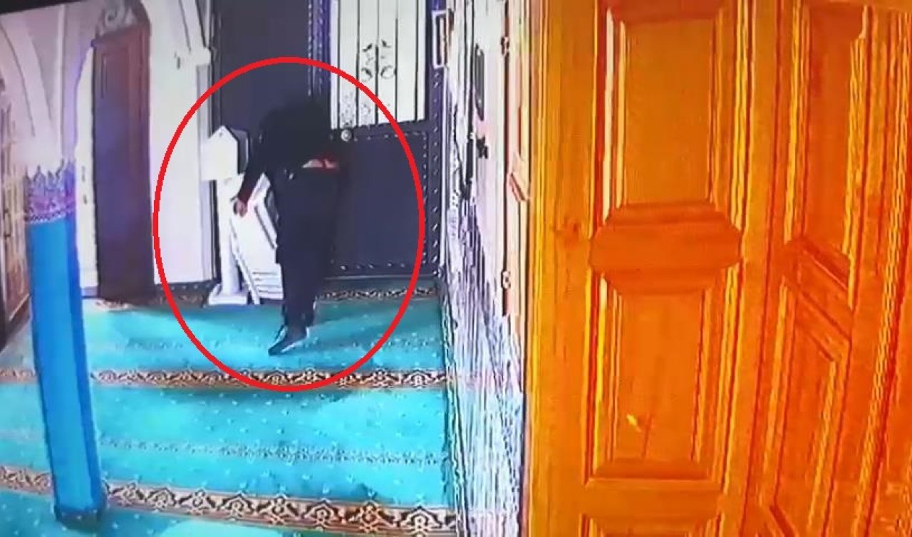  Camiden sandalye ve cemaatin ayakkabılarını çaldı
