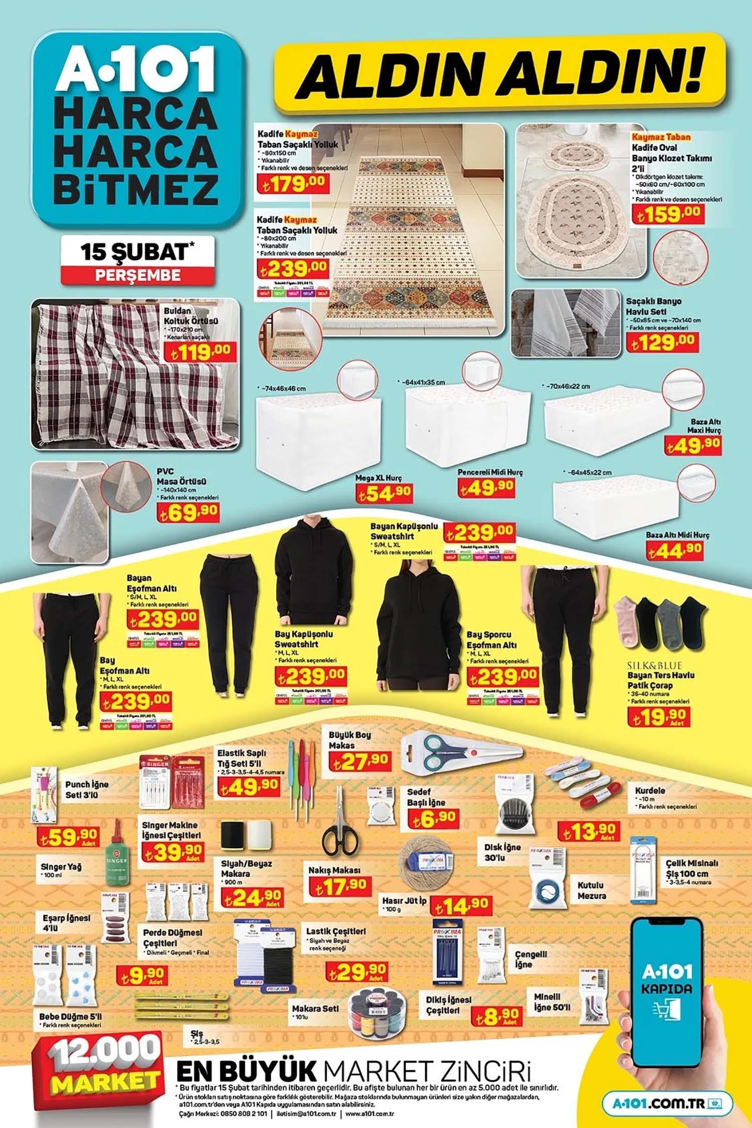 A101 İndirimli Ürünler Fiyat Listesi