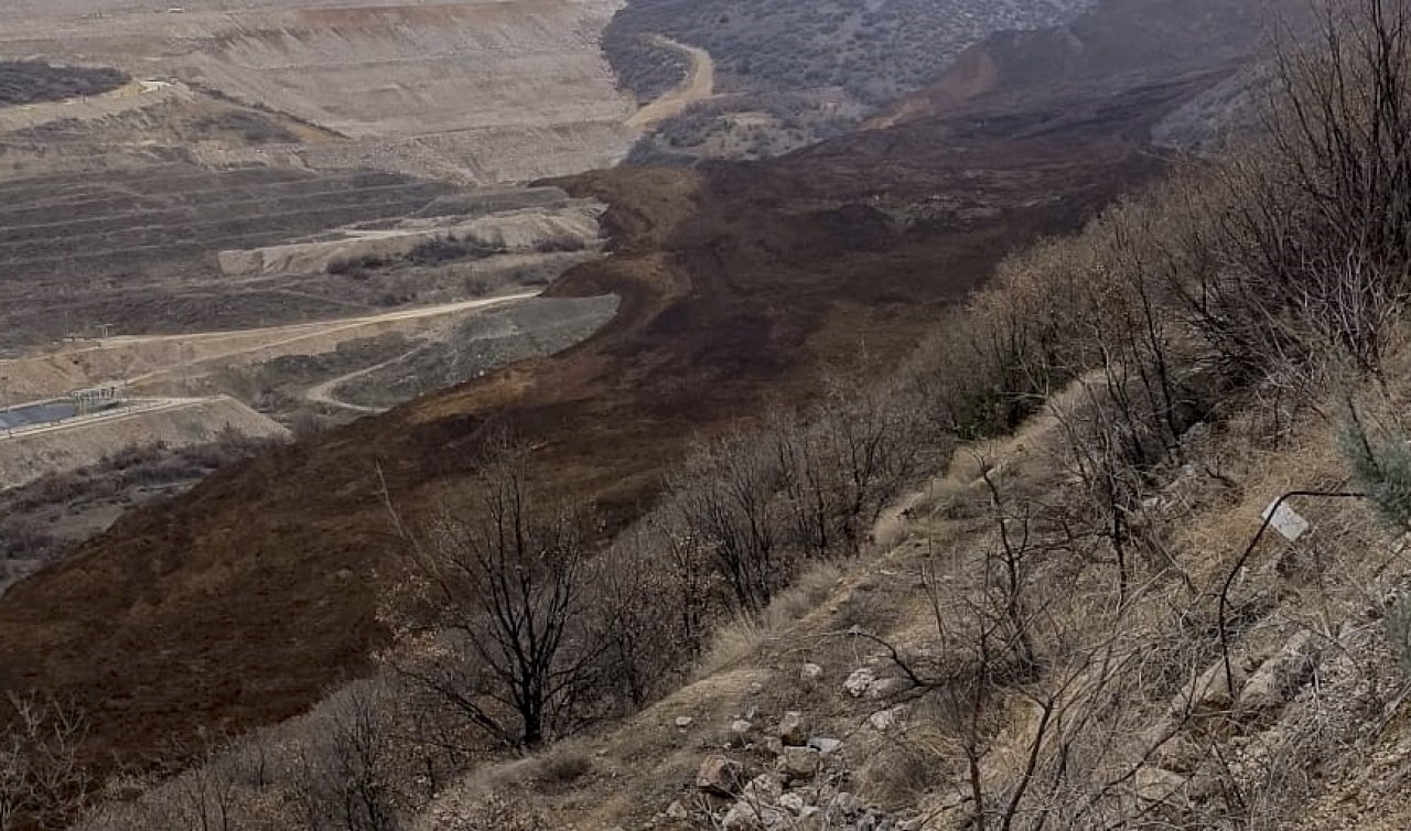 Erzincan’da altın madeni bölgesinde toprak kayması meydana geldi! 9 işçiye ulaşılamıyor