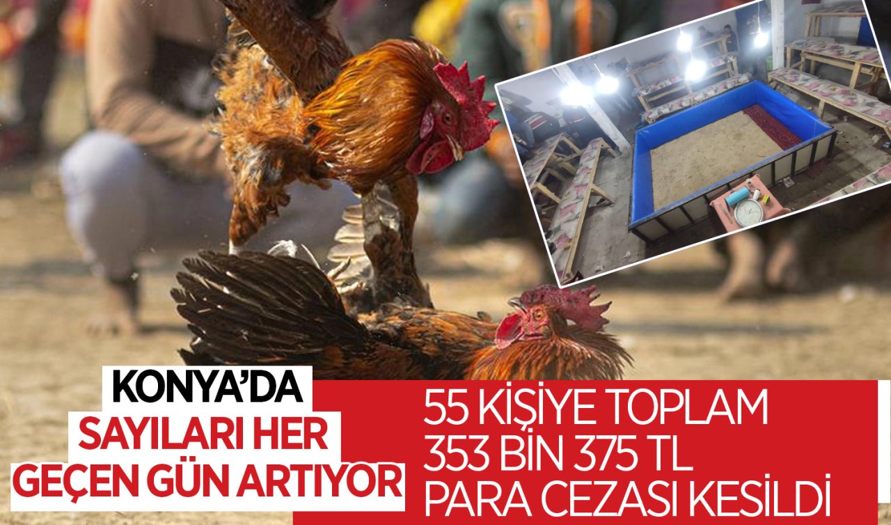 Konya’da sayıları artıyor! 55 kişiye toplam 353 bin 375 TL para cezası uygulandı