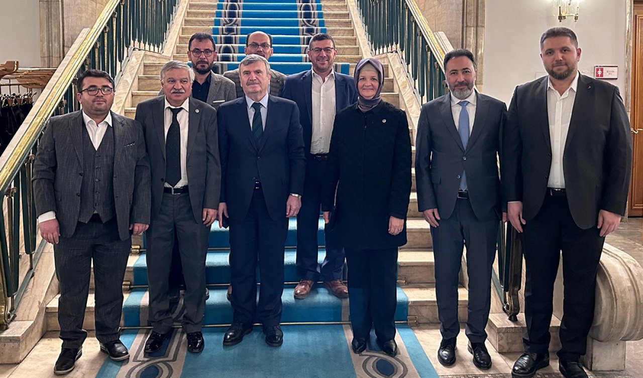 Ribat İnsani Yardım Derneği yetkilileri Konya Milletvekilleri ile bir araya geldi