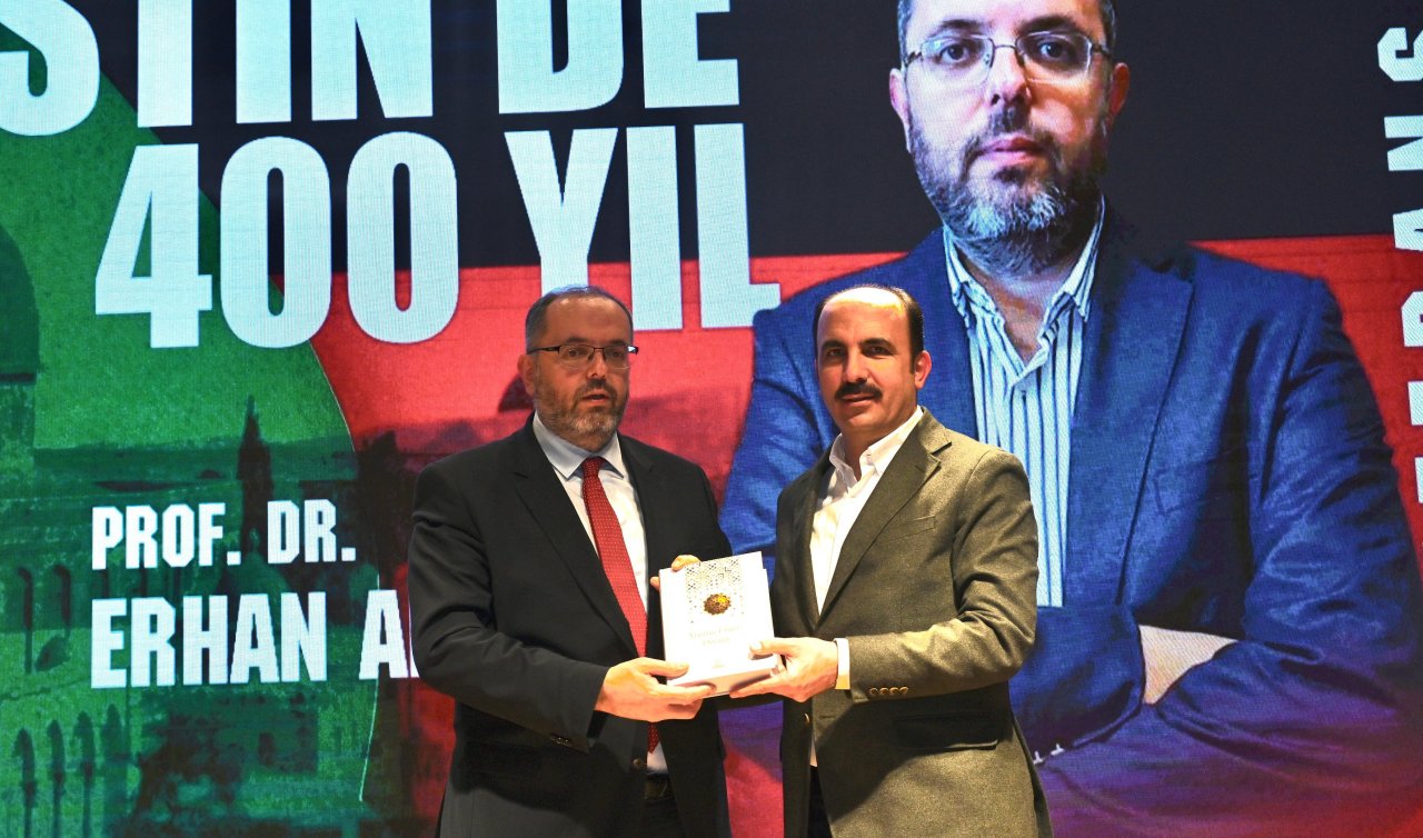  Başkan Altay Prof. Dr. Afyoncu’nun “Filistin’de 400 Sene’’ konulu konferansına katıldı