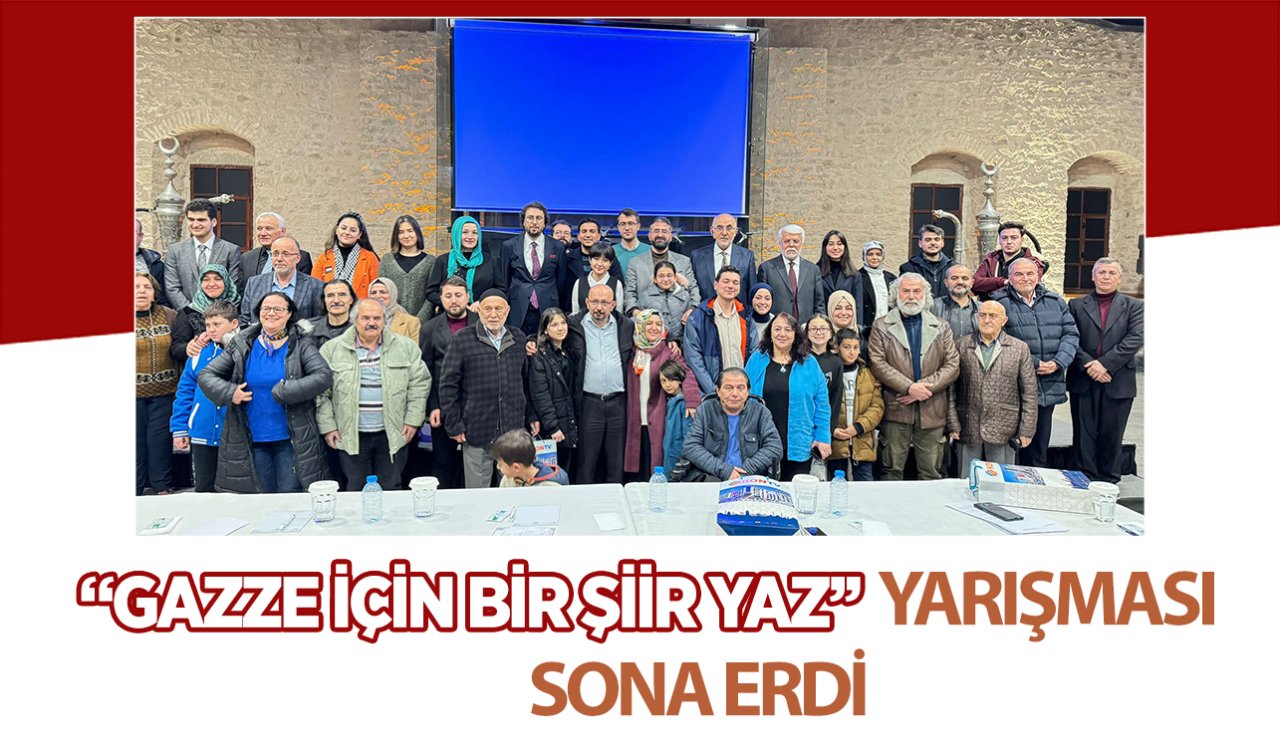 Anadolu Medya Grup Vakfı tarafından başlatılan “Gazze İçin Bir Şiir Yaz’’ yarışması sona erdi