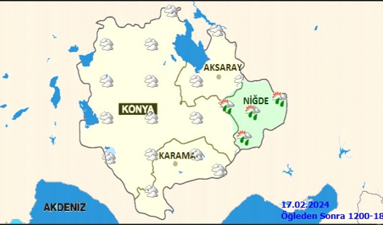 Konya İçin Tarih Verildi: Pazar Günü…