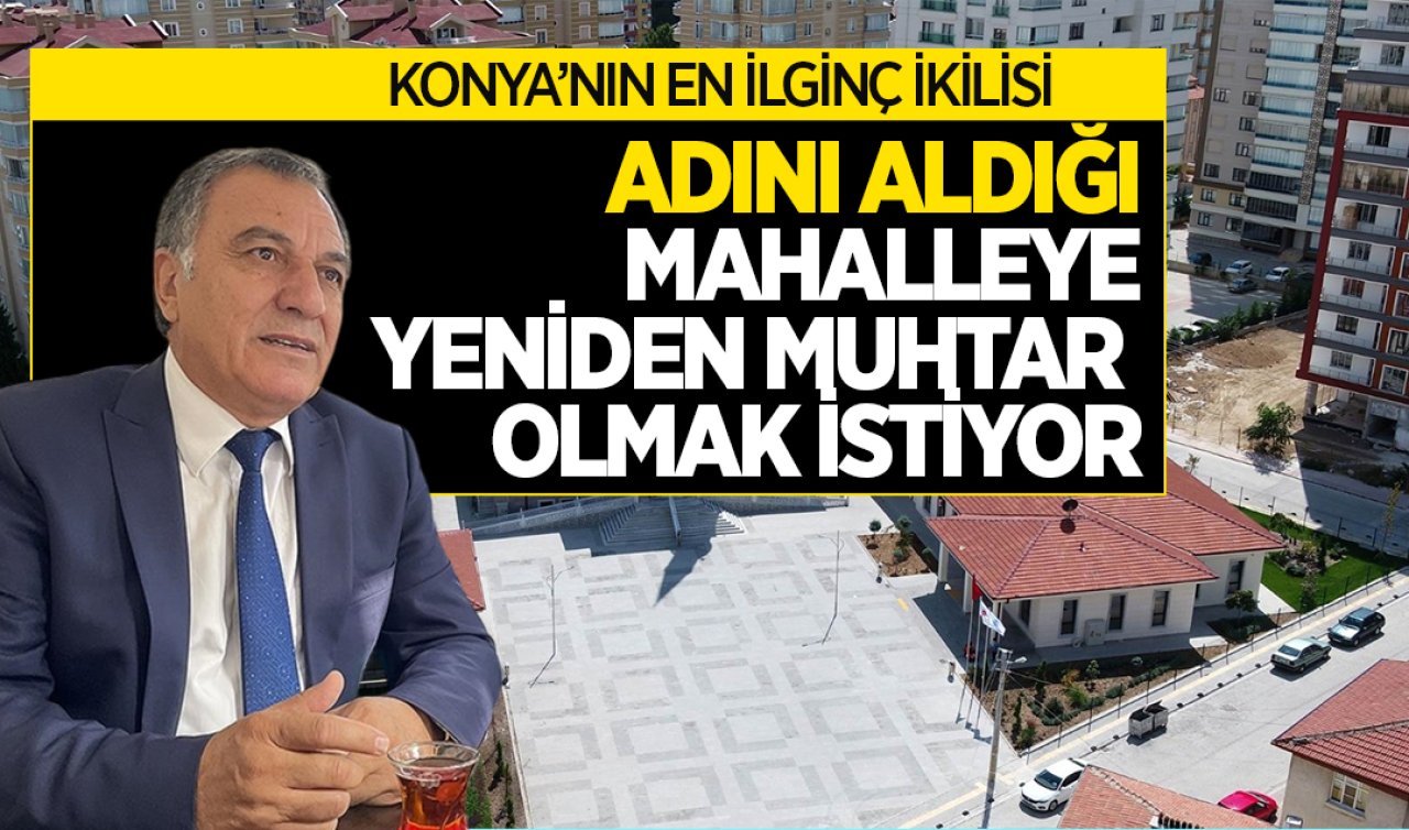 Konya’nın en ilginç ikilisi! Böylesi görülmedi, duyulmadı