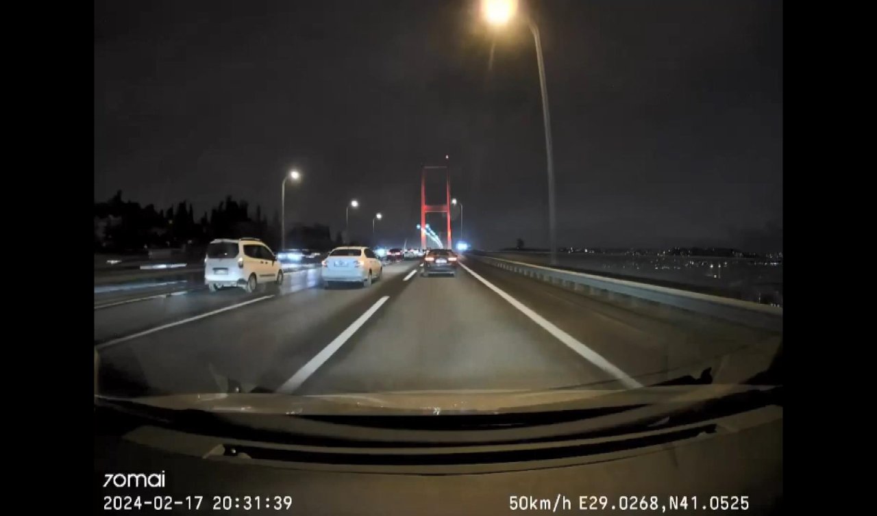  15 Temmuz Şehitler Köprüsü’nde 6 aracın karıştığı zincirleme kaza oldu