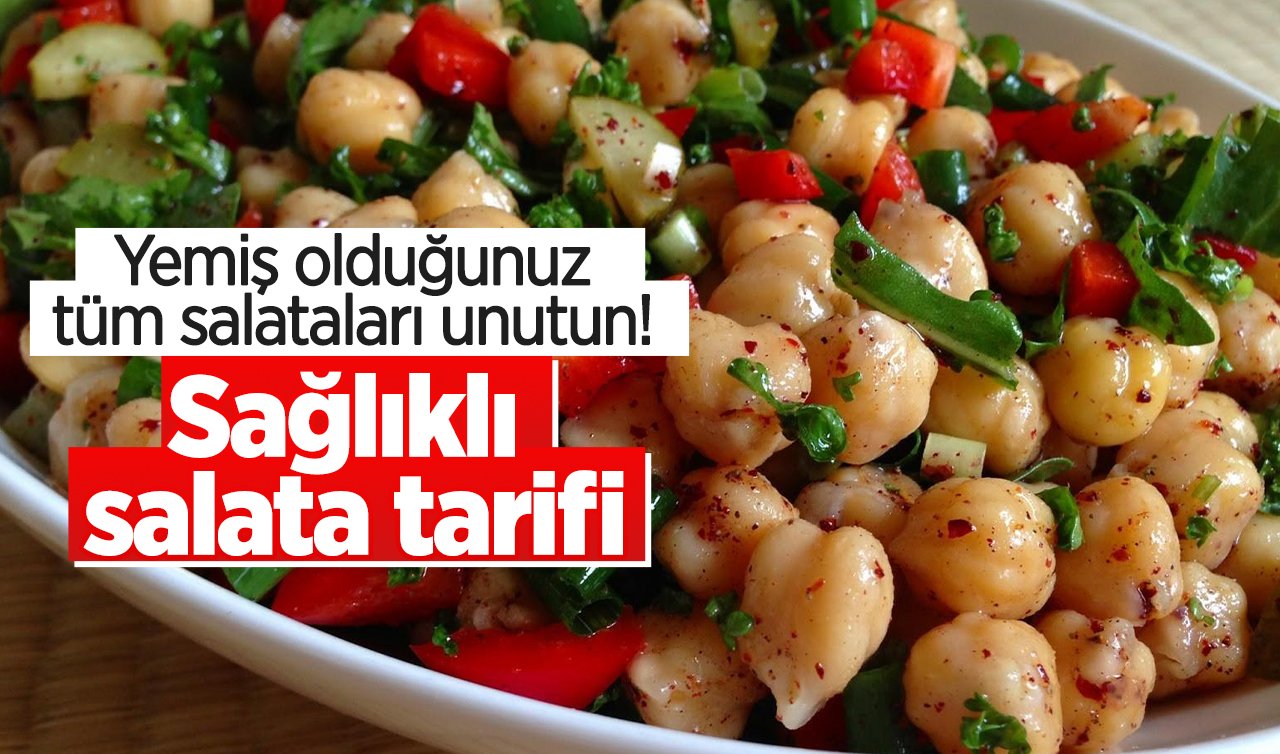 Yemiş olduğunuz tüm salataları unutun! Sağlıklı salata tarifi