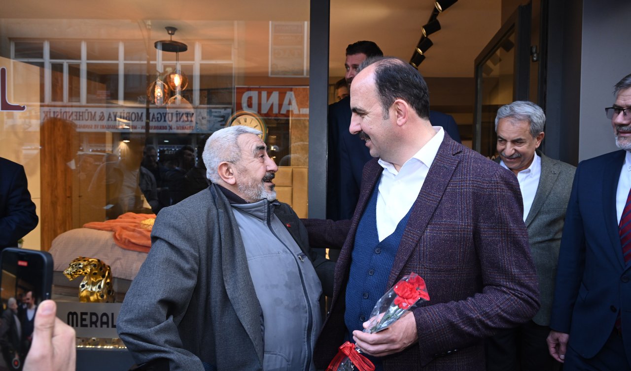 Başkan Altay Akşehir’de esnafla ve gençlerle buluştu