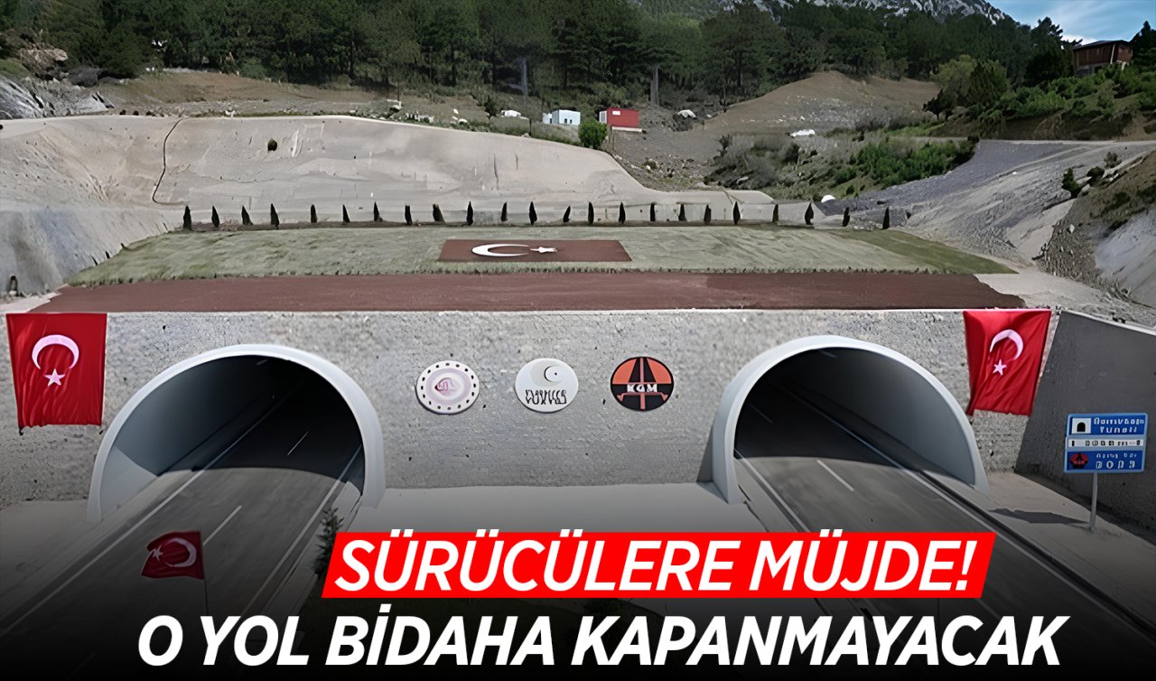 Konya-Antalya yolu bir daha kapanmayacak! İklim değiştiren tünel açıldı! 