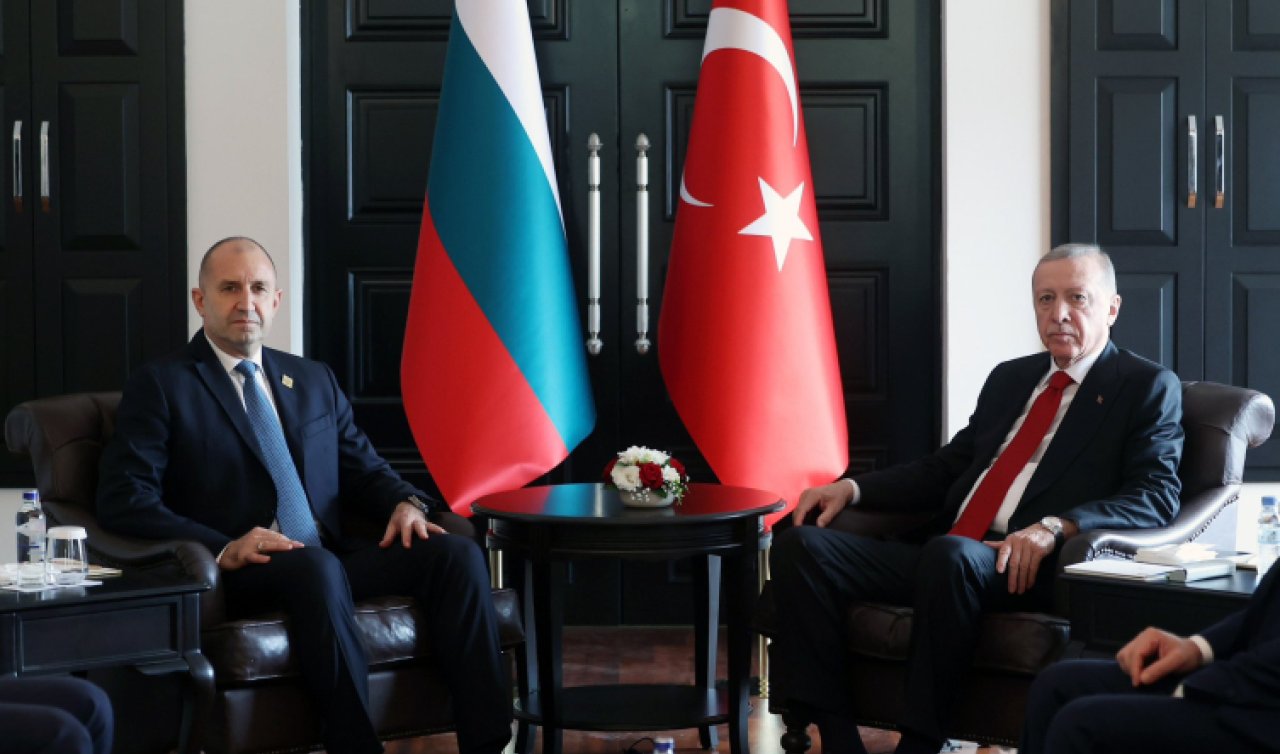 Cumhurbaşkanı Erdoğan Bulgaristan Cumhurbaşkanı Radev ile bir araya geldi