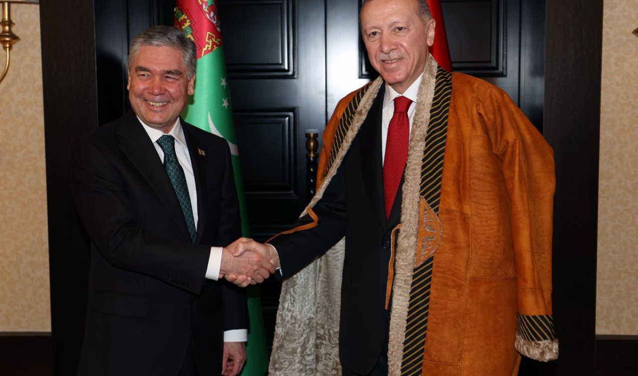  Cumhurbaşkanı Erdoğan’a “Türkmen Halkının Fahri Aksakalı’’ unvanı