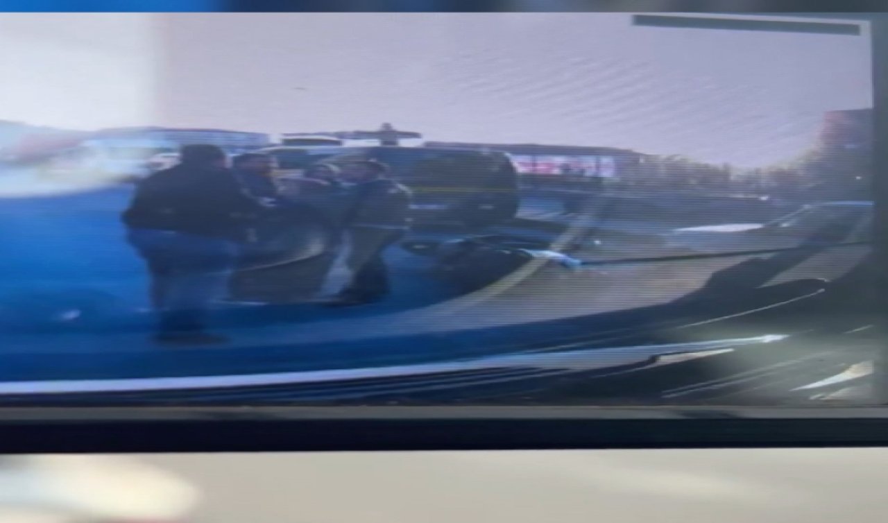 Yolun karşısına geçmeye çalışan kadına motosiklet çarptı