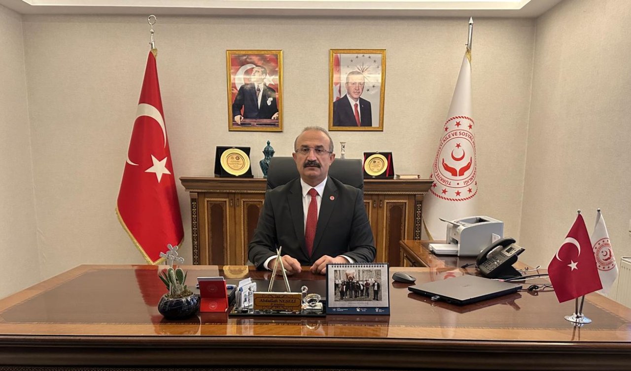 Yeni atanan Aile ve Sosyal Hizmetler Konya İl Müdürü Abdullah Neşeli kim, nereli ve kaç yaşında?