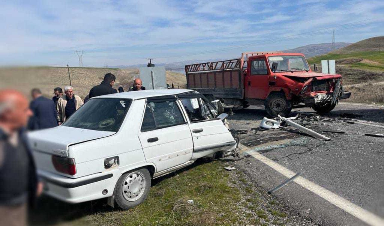  Kamyonetle çarpışan otomobilin sürücüsü öldü