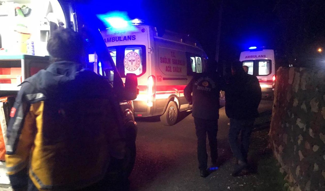 Sobadan sızan gaz 4 kişilik aileyi zehirledi