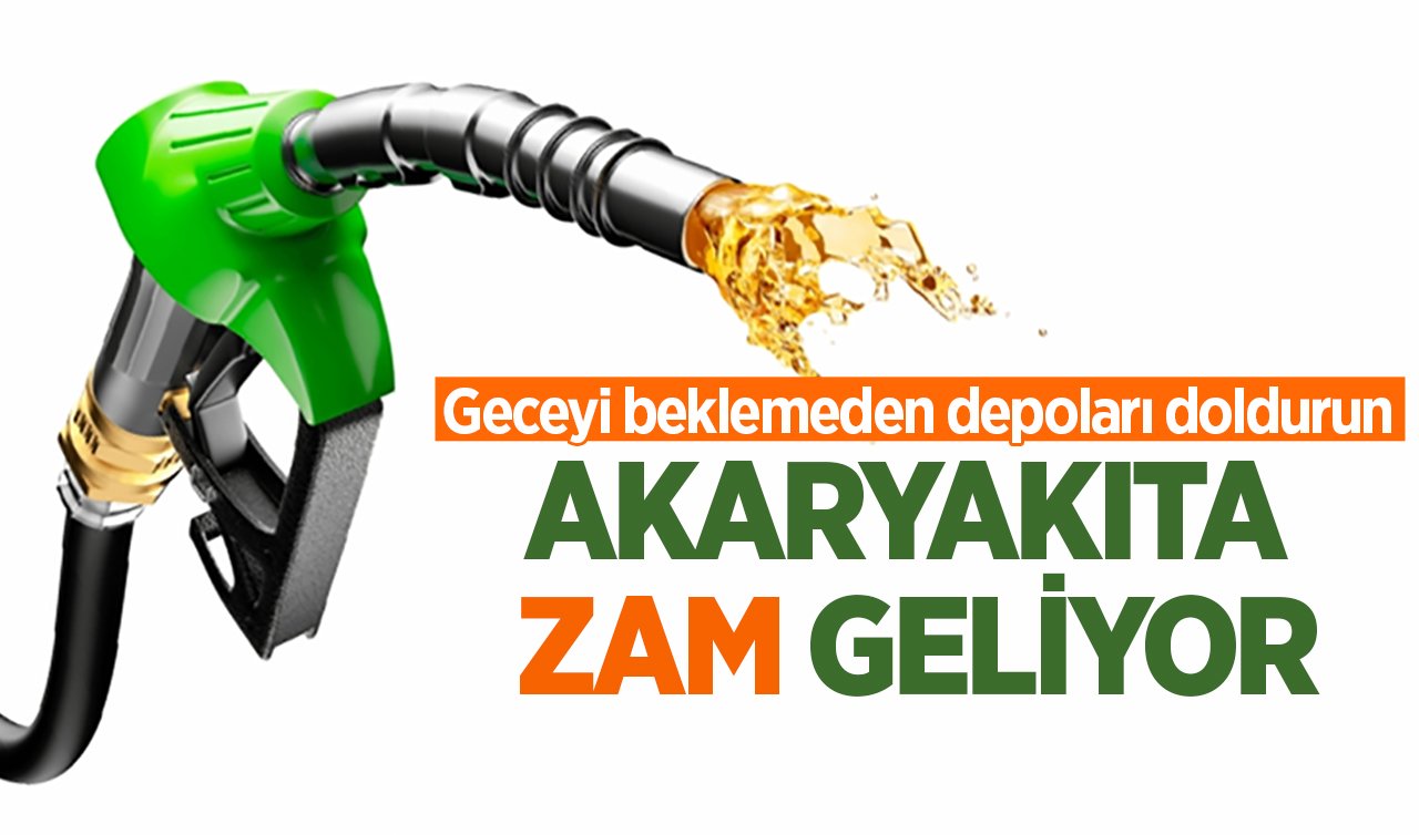 Sürücüleri üzen haber! Akaryakıta zam geliyor