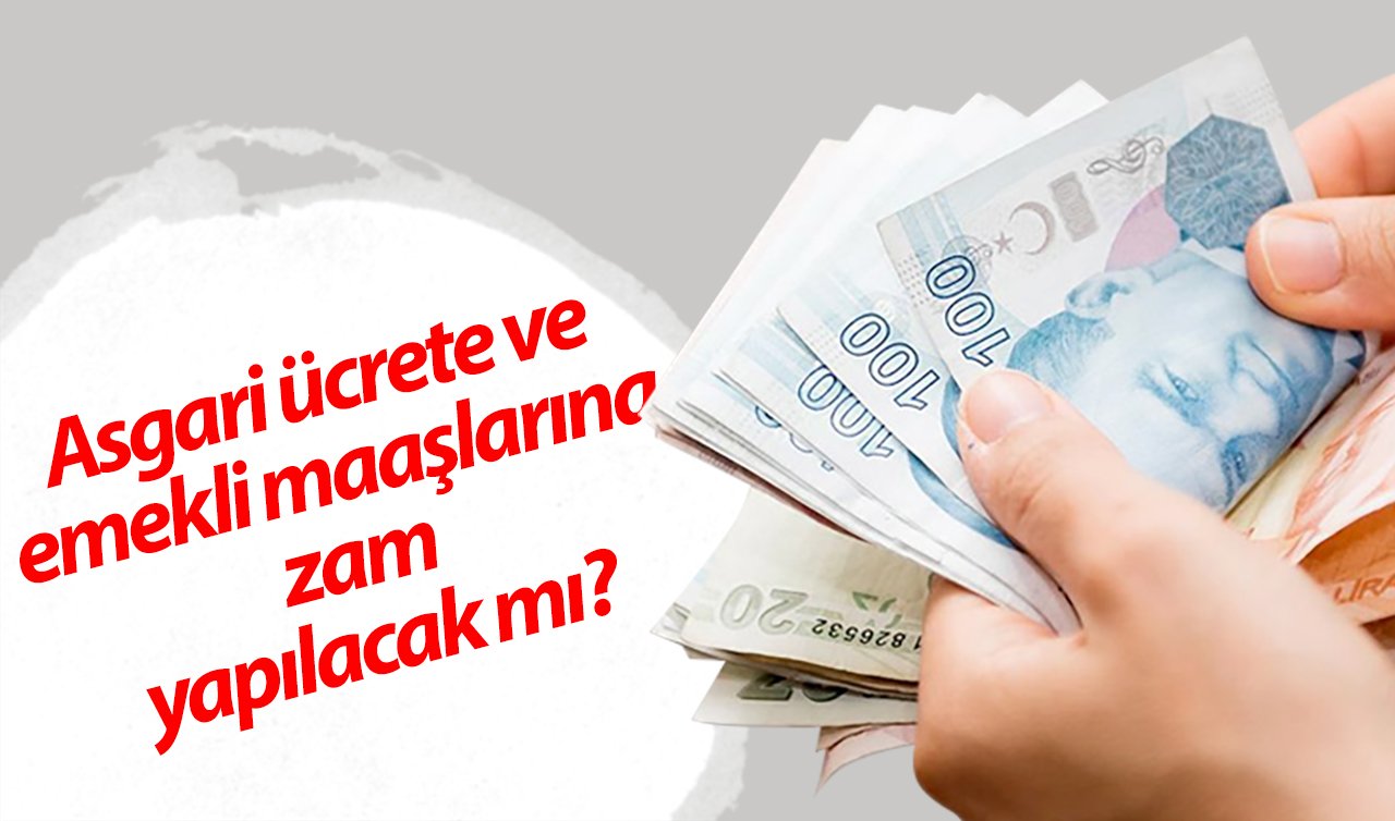 Asgari ücrete ve emekli maaşlarına zam yapılacak mı? Cumhurbaşkanı Yardımcısı Yılmaz’dan açıklama var