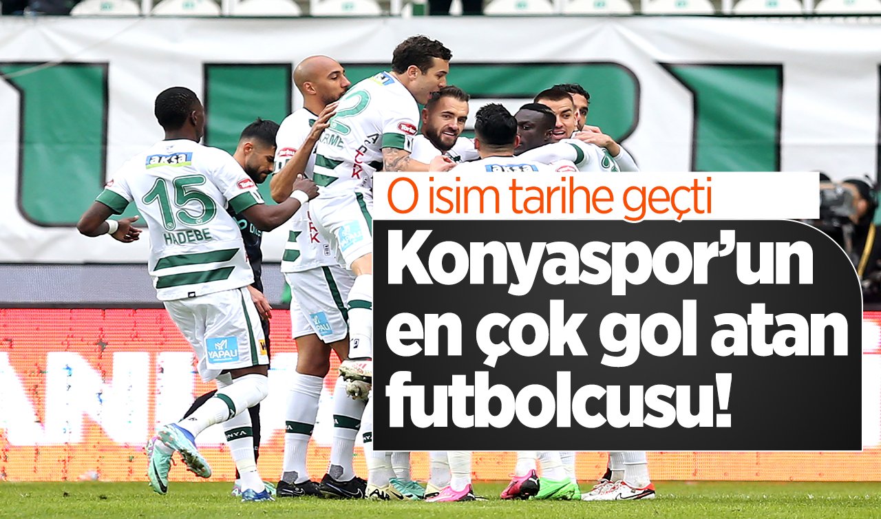  Konyaspor’un en çok gol atan futbolcusu! Sokol Cikalleshi  tarihe geçti