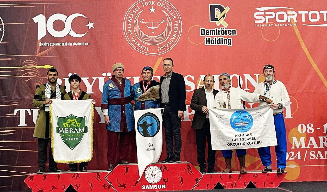 Meram Belediyespor okçuları sezonu Türkiye rekoru ile açtı