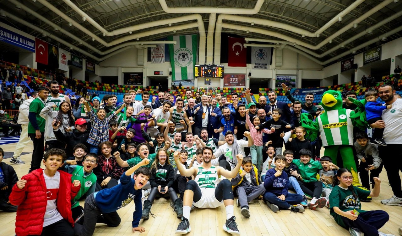 Konyaspor Basket  derin bir nefes aldı! 