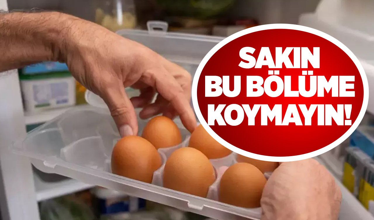 Meğer yıllardır yanlış koyuyormuşuz! Yumurtaları buzdolabı kapağına sakın koymayın! 
