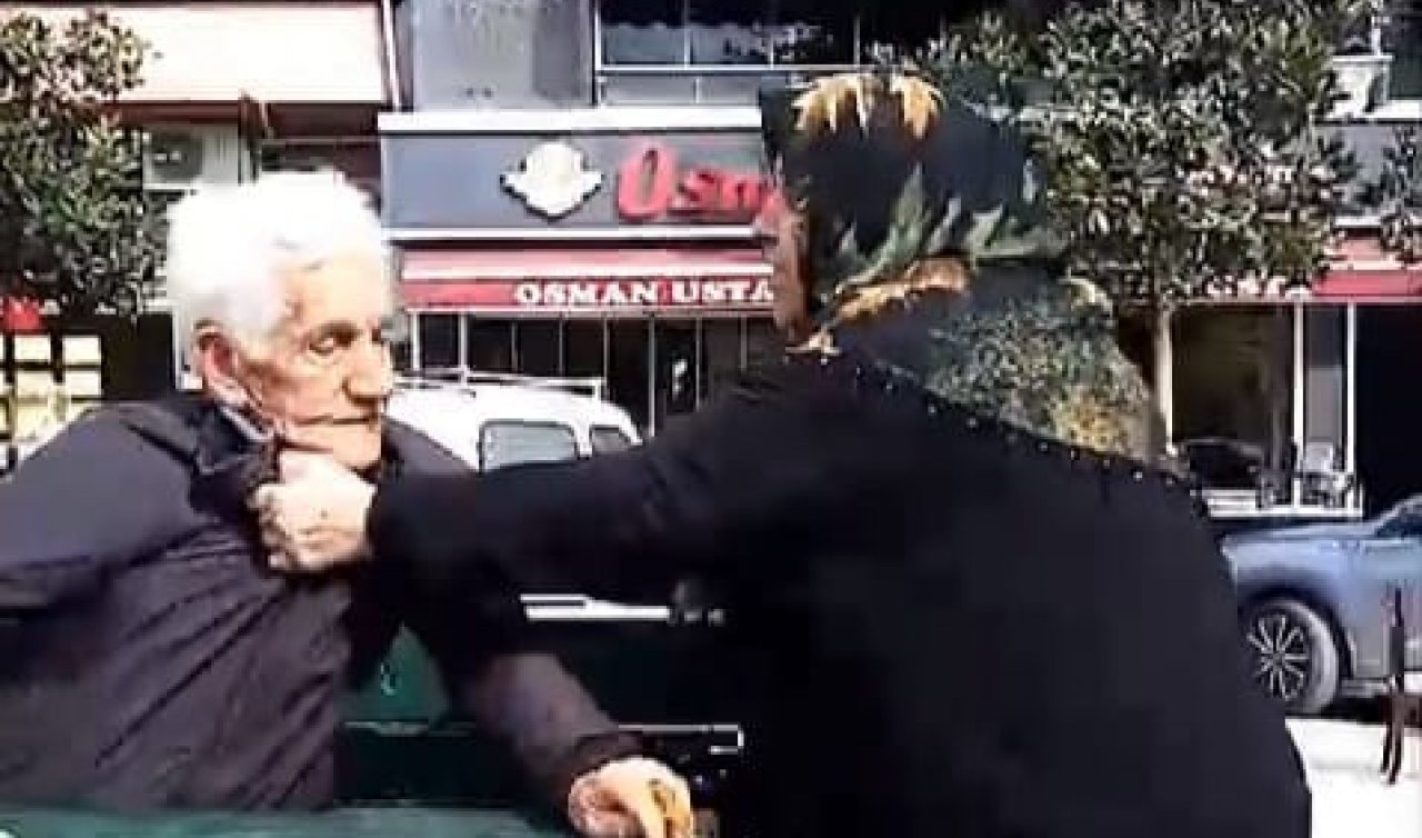 Kocası yeni ölen kadın kendisini rahatsız eden kişiyi parkta dövdü! 