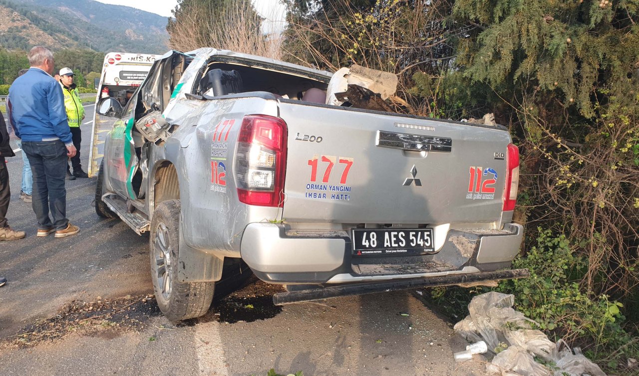 3 orman personeli kazada yaralandı