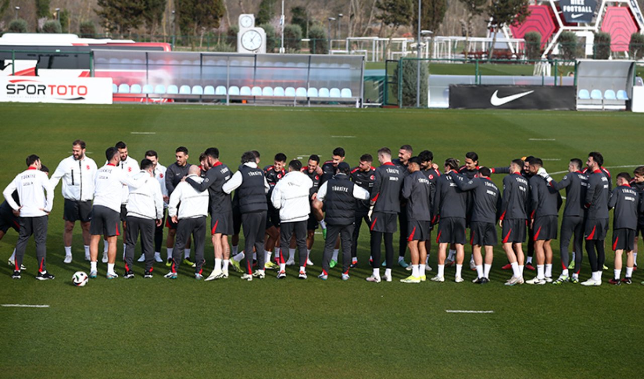 A Milli Futbol Takımı hazırlıklarına devam etti