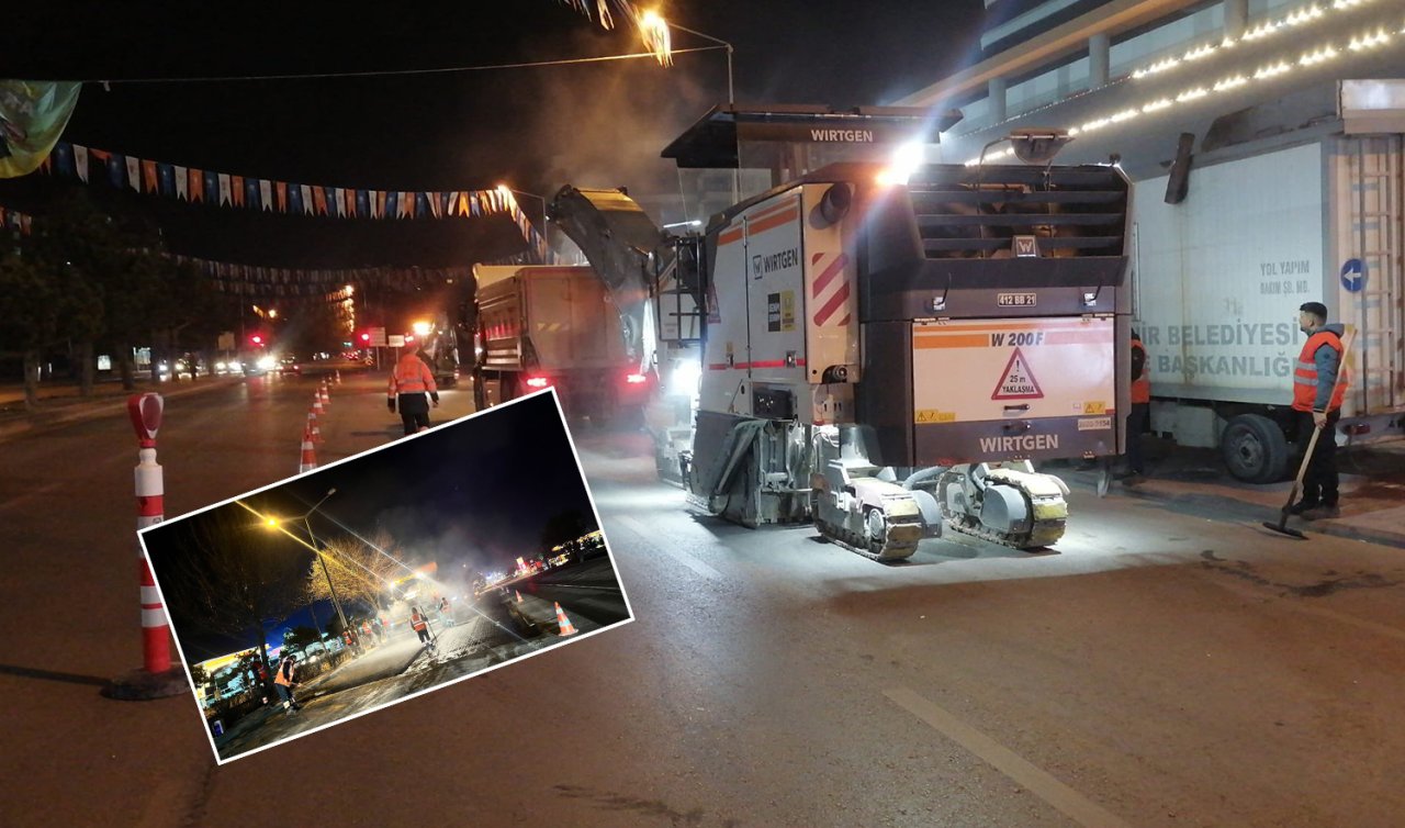 Konya’da belediye çalışmalarını geceye aldı! İşte sebebi